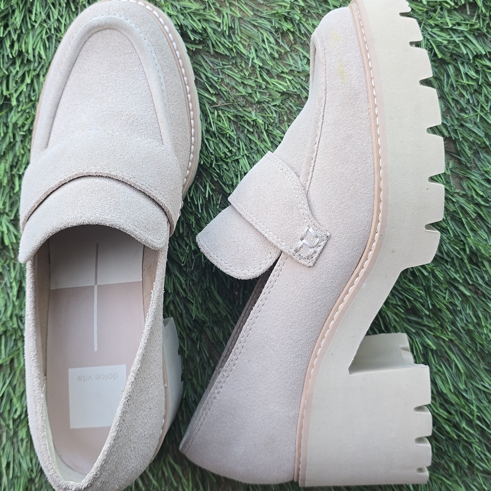 Dolce Vita Halona Chunky Heel Loafer Size 8